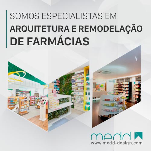 SOMOS ESPECIALISTAS EM ARQUITETURA E REMODELAÇÃO DE FARMÁCIAS