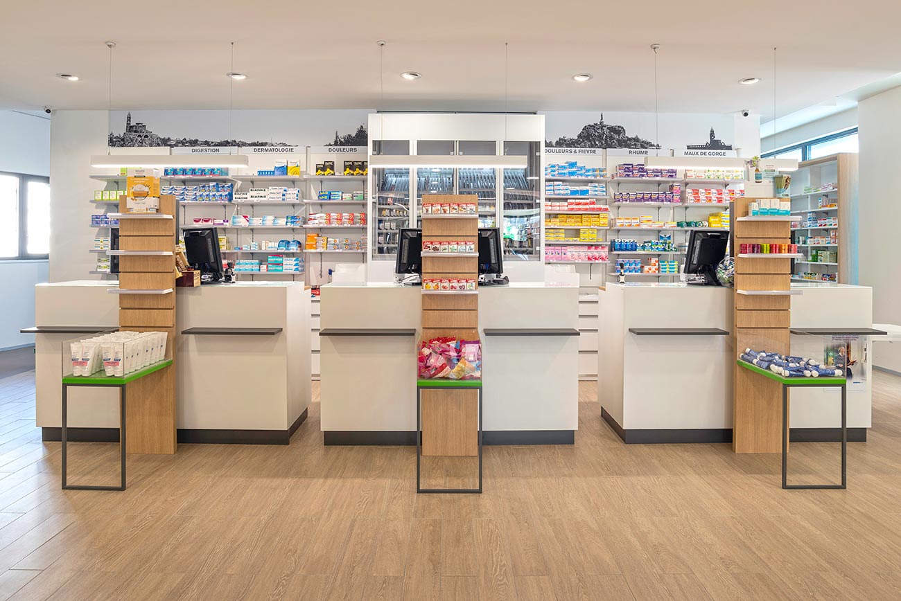 Vedo - mobilier pour pharmacie - inshops