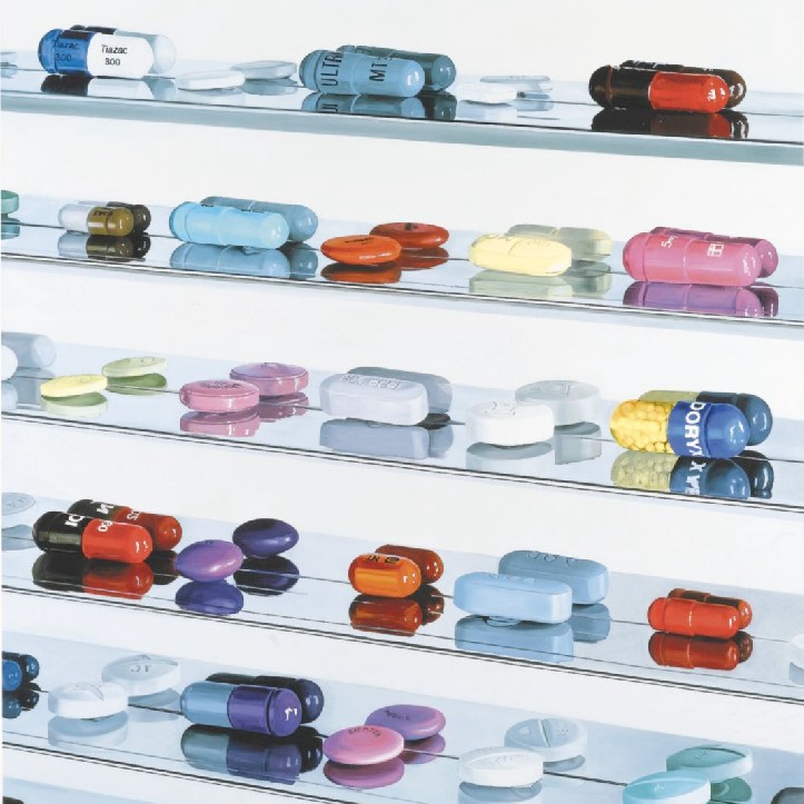 industria-farmaceutica-arte-farmacia-Damien-Hirst-Pharmaceuticals-2005-medd-post